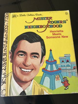 Mister Rogers Neighborhood,  A Little Golden Book 1974 Vintage Children 