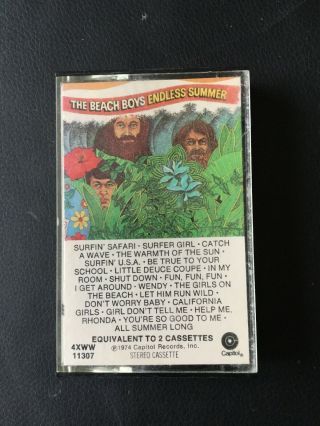Classic Vintage Audio Cassette Tape - The Beach Boys - Endless Summer