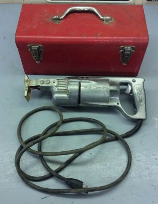 Vintage Milwaukee Heavy Duty Sawzall 6510 Reciprocating Saw 2 Speed Tool Corded