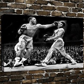 Muhammad Ali Boxing Vintage Poster Wall Art Pictures Canvas Print Oil Painting