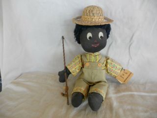 Vintage Folk Art - Black Americana - Cloth Doll - Vieux Carre,  Orleans,  La.