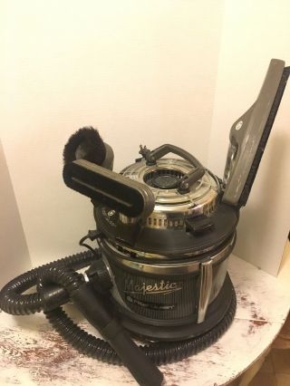 Vintage Filter Queen Majestic - Black/silver - Cylinder Cleaner W/tools
