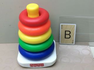 Vintage Fisher Price Rock - A - Stack Baby Toy