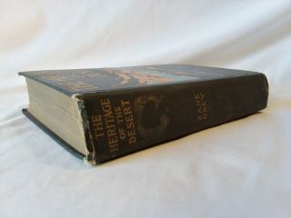 Zane Grey THE HERITAGE OF THE DESERT vintage western 1910 1st edition HB 3