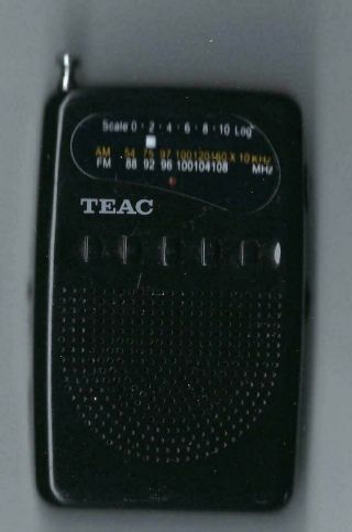 Teac Am Fm Transistor Pocket Radio Model Pr 129 Order Vintage Retro