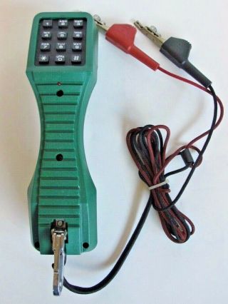 Vtg Harris Ts19 Dracon Division Green Butt Phone Lineman Test Telephone Line