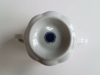 Ter Steege Sugar Bowl and Creamer Set Vintage Hand Painted Porcelain Holland 4