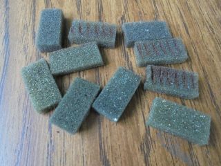 10 Vintage Ludwig Small Classic Drum Lug Insert Foam For Spring Dampening -