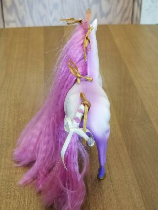 FANTASY FILLIES Jewel Unicorn Horse Pony Vintage Empire Toys Pink Purple 1995 3