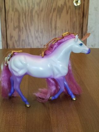 FANTASY FILLIES Jewel Unicorn Horse Pony Vintage Empire Toys Pink Purple 1995 4