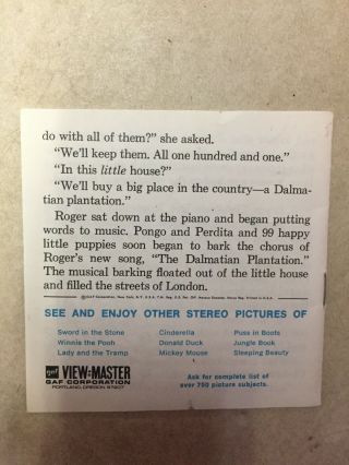 Vtg View - Master Walt Disney’s 101 Dalmatians 1961 5