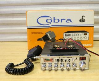 Vtg Cobra 29 Xlr 40 Channel Mobile Cb Radio W Box