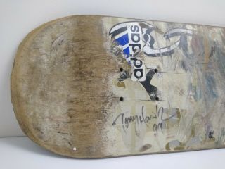 RARE signed Tony HAWK Zorlac Skateboard vintage 1999 2