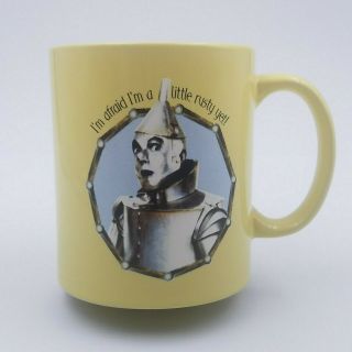 The Wizard Of Oz Tin Man Pastel Yellow Coffee Tea Cup Mug Tm & Turner Vintage