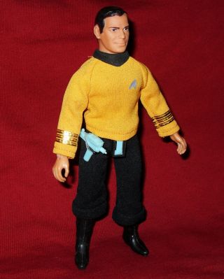 Vintage 1974 Mego Star Trek Captain Kirk 8 " Figure - Type 2 -,  Complete