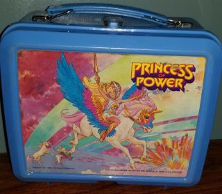 Rare Vintage She - Ra Princess Of Power Lunch Box Aladdin 1985 Vtg