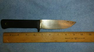 Vintage Cold Steel Carbon V Hunting Knife With Sheath