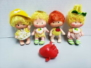 X4 Vintage 1979 American Greetings Strawberry Shortcake Babies
