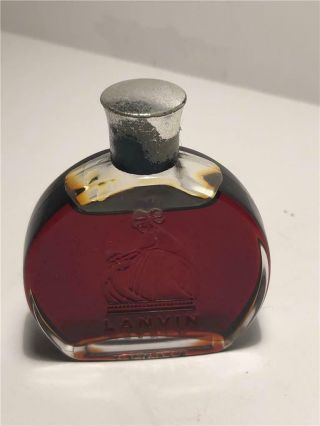 Vintage Arpege Lanvin Mini Bath Oil Perfume Approximately 1 Oz.  95 Full