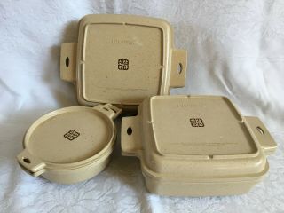 6 Piece Vintage Littonware Microwave Cookware Set 3 Size Of Containers