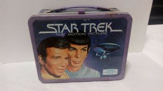Star Trek Motion Picture Vintage Lunchbox Lunch Box Rare Movie