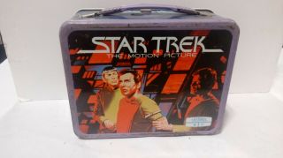 star trek motion picture vintage lunchbox lunch box rare movie 2