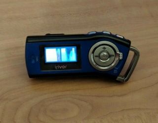 Rare Iriver T10 Blue 1gb Digital Media Player Classic Mp3 Collectible Vintage