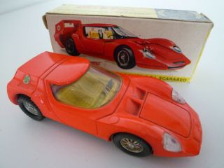 Vintage Dinky 217 Alfa Romeo Osi Scarabeo Issued 1968 - 70 Boxed Vgc