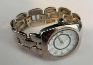 Vintage Ladies Ecclissi Sterling Silver Watch Needs Battery Parts