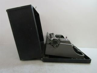 Vintage Underwood Champion Typewriter Black Portable Missing Key 16 lbs 3