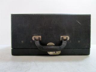 Vintage Underwood Champion Typewriter Black Portable Missing Key 16 lbs 5