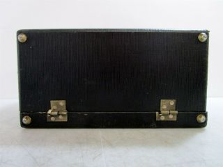 Vintage Underwood Champion Typewriter Black Portable Missing Key 16 lbs 6