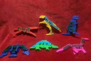 Vtg Dinosaurs Transformers Mini Cassette Tape Mexican Ko Bootleg G1 Non Takara 6