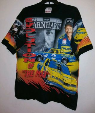Vintage 1996 Evolution Of The Man Dale Earnhardt Us Made Chase Authentics Shirt