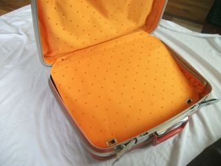 Vtg SAMSONITE Silhouette Suitcase Retro Orange Luggage - Set available 5