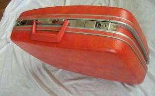 Vtg SAMSONITE Silhouette Suitcase Retro Orange Luggage - Set available 7