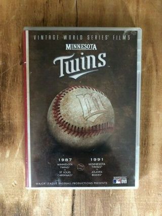 Minnesota Twins Vintage World Series Film 1987 1991 (dvd,  2006)