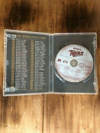 Minnesota Twins Vintage World Series Film 1987 1991 (DVD,  2006) 3