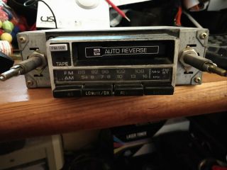 Vintage Sanyo Ft 642 12v Cassette Car Stereo Am/fm