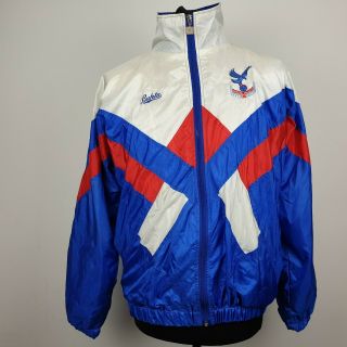 Vintage Bukta Crystal Palace Fc Football Windbreaker Medium Jacket Track Top