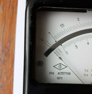 Analog Vintage Laboratory Ammeter Amper Meter 0 - 10 A USSR 1971 Years Made 2
