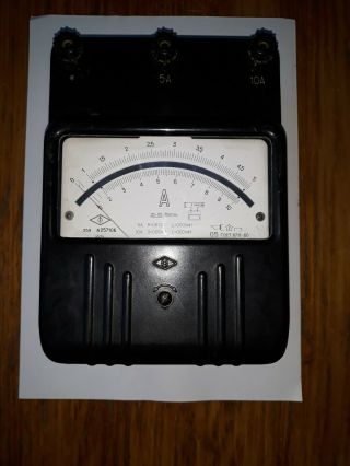 Analog Vintage Laboratory Ammeter Amper Meter 0 - 10 A USSR 1971 Years Made 7