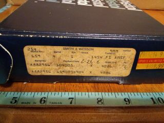 Vintage Factory Smith & Wesson Pistol Model 659 9mm Box Only