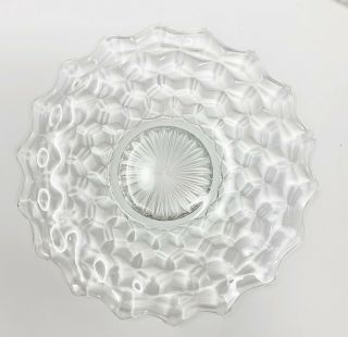 Set Of 12 Vintage Fostoria American Clear Glass Salad Luncheon Plates 7 - 3/4 "
