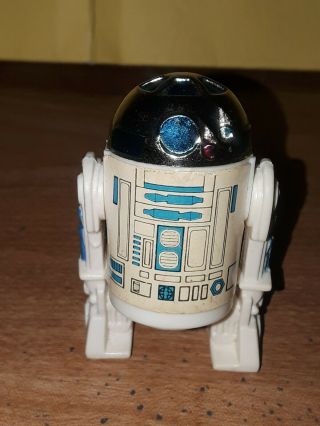 Vintage Star Wars R2 - D2 Dark Blue Complete 1977 Hong Kong / Great Shape