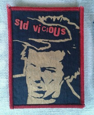 SEX PISTOLS patches x9 vintage 098 Sid Vicious 5