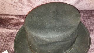Vintage Magic Tricks Magicians Hat w/ Hidden Compartment Estate Find Abbott ' s ? 3