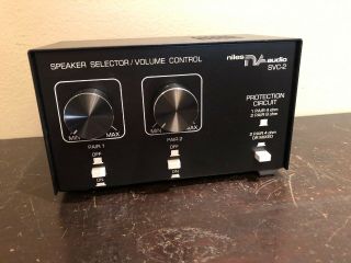 Niles Audio Svc - 2 Speaker Selector Volume Control Vintage High End Audio