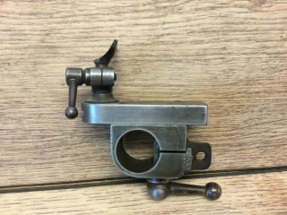Vintage Watchmakers Lathe Tool Rest & Clamp From A Lorch Schmidt & Co Lathe
