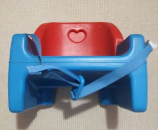 Vintage Fisher Price Grow With Me Model 9118 Booster Seat 2 Height Reversible
